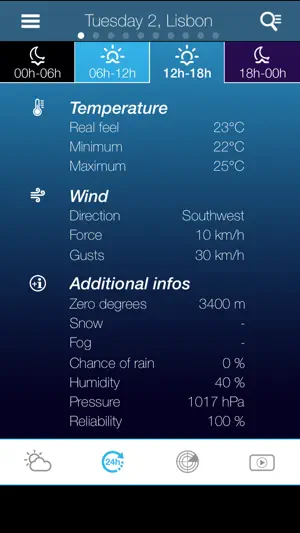 Weather for Portugal screenshot 3