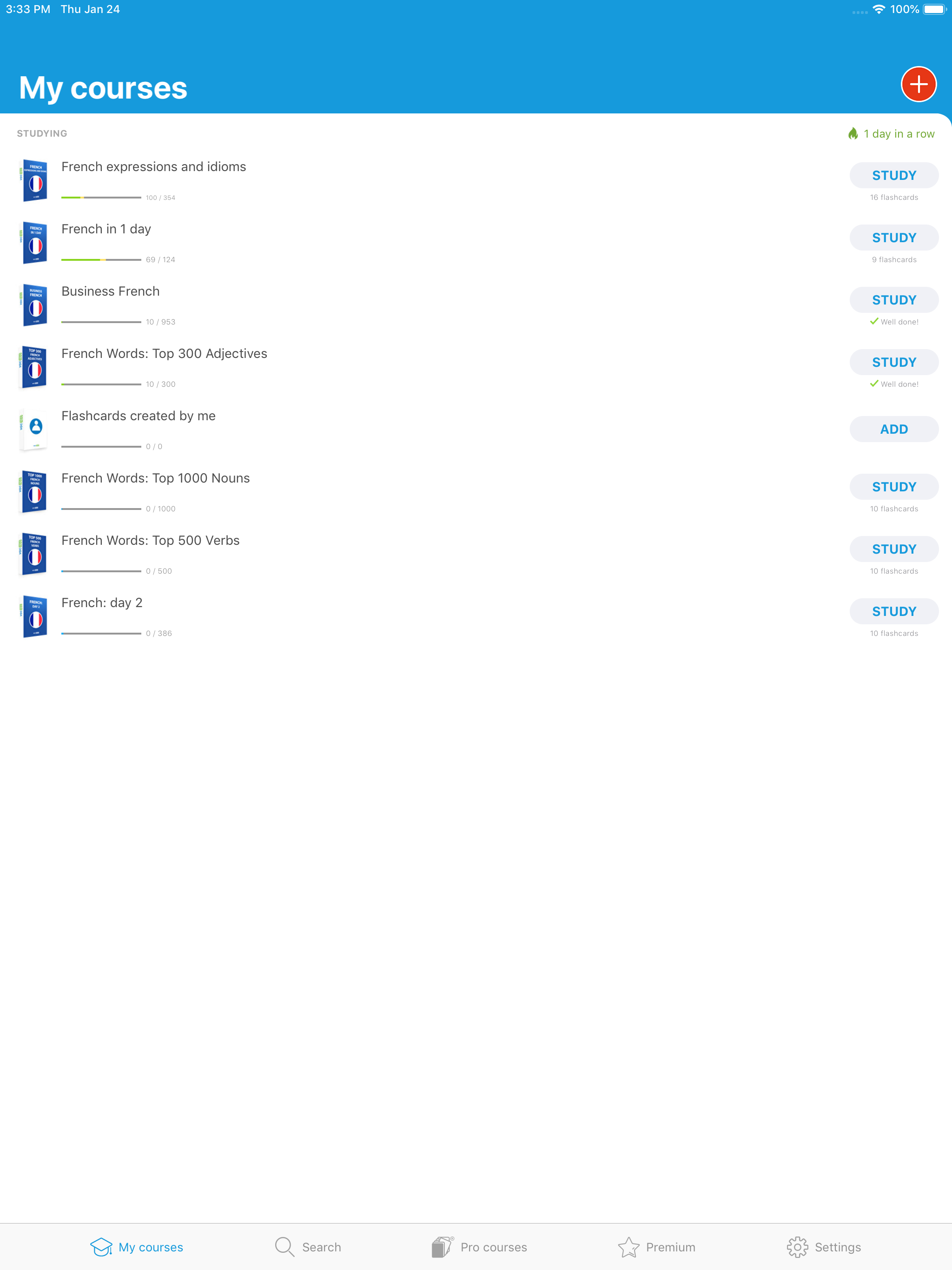 Learn French: Voc App Cards screenshot 6