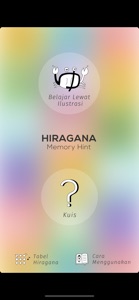 Hiragana Memory Hint [Idn] screenshot #1 for iPhone