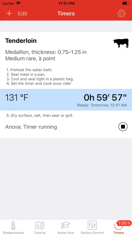 Sous Vide °Celsius screenshot 5 of 5