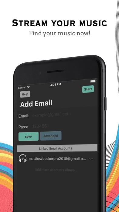 Screenshot #3 pour Email Music