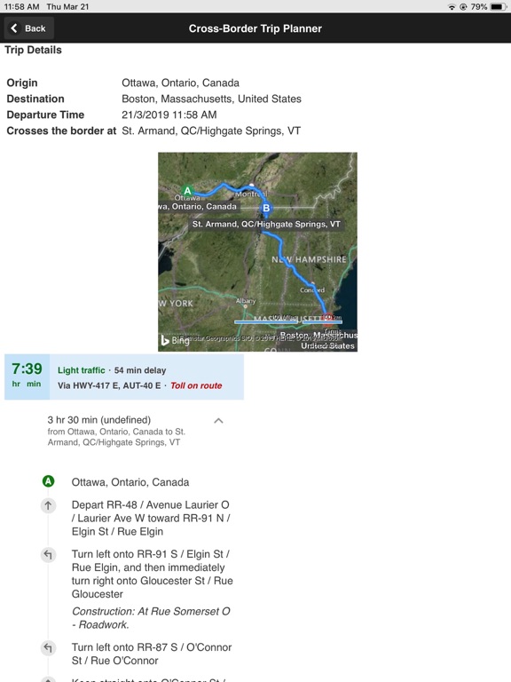 Screenshot #4 for CBSA CanBorder