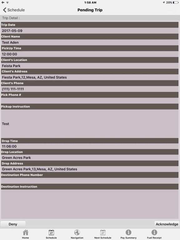 Screenshot #5 pour NEMT Driver Premium