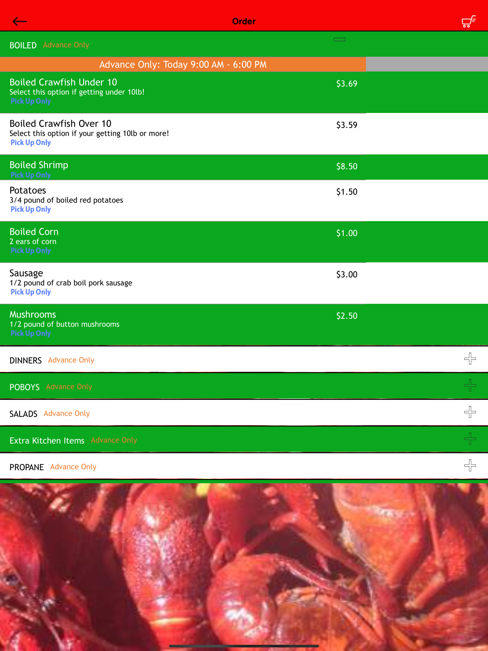 TODAY'S KETCH SEAFOOD
