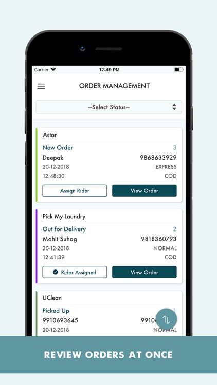 Launderette Partner App
