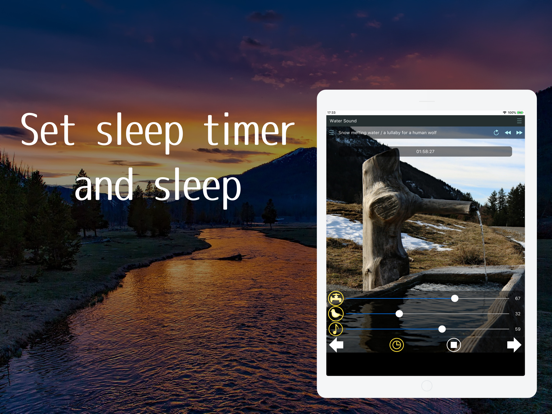 Water Sound Effects iPad screenshot 4 - Medical app