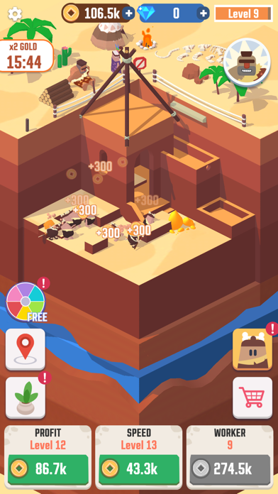 screenshot of Idle Digging 2