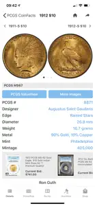 PCGS CoinFacts Coin Collecting screenshot #1 for iPhone