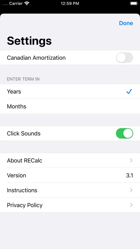 RECalc Pro screenshot 5 of 5