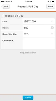 paycor time on demand:employee iphone screenshot 2