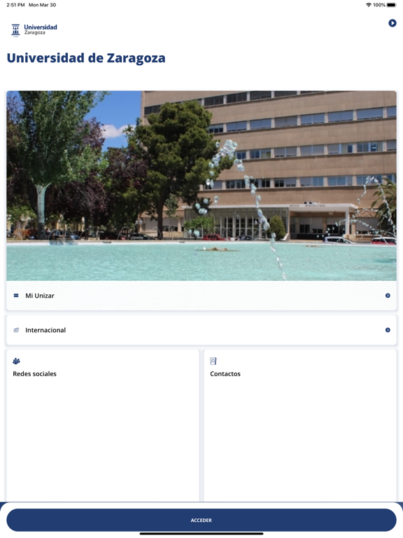 Screenshot #4 pour Universidad de Zaragoza