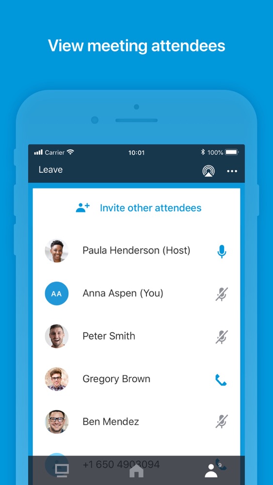 AnyMeeting Online Meeting App for iPhone Free Download