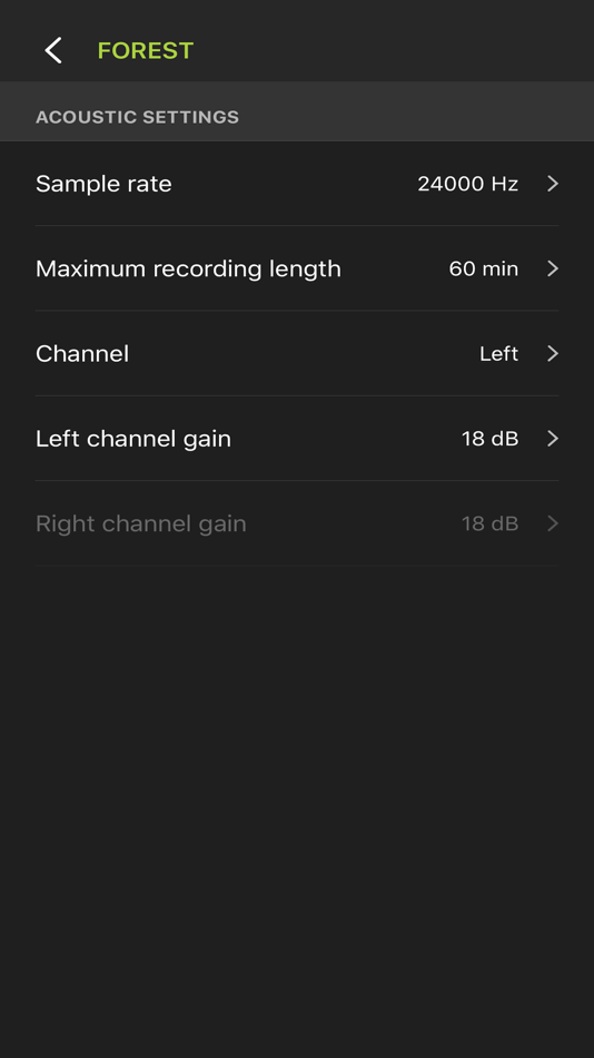 #6. Song Meter Configurator (iOS) 来自: Wildlife Acoustics