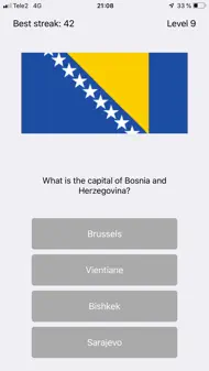 Capital City Quiz World Flags iphone bilder 2
