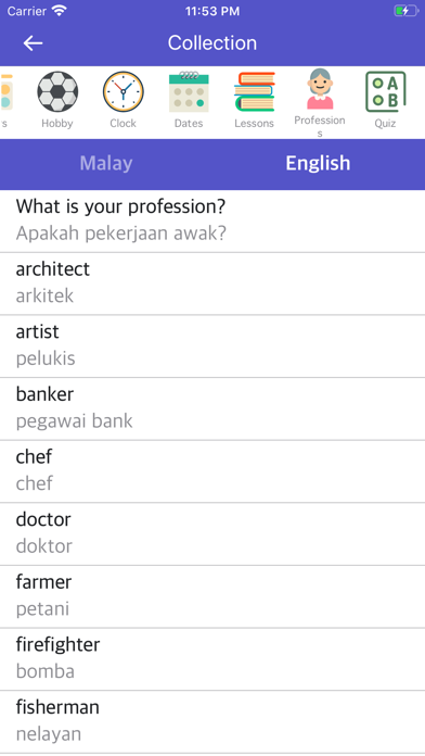 Screenshot #2 pour Best Malay English Dictionary