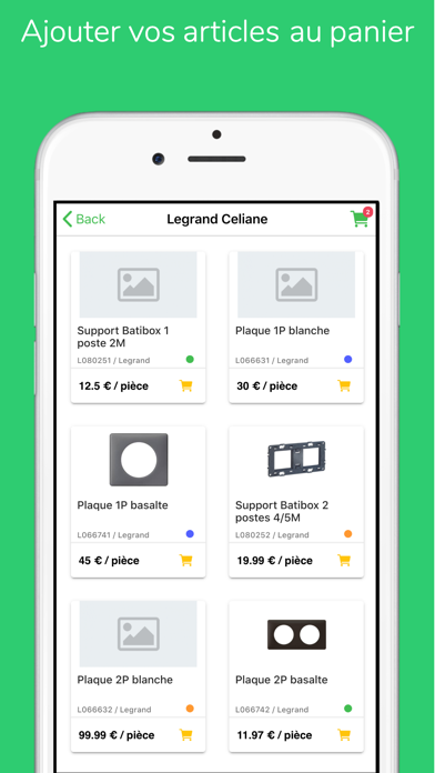 Screenshot #2 pour Exhelia Commandes