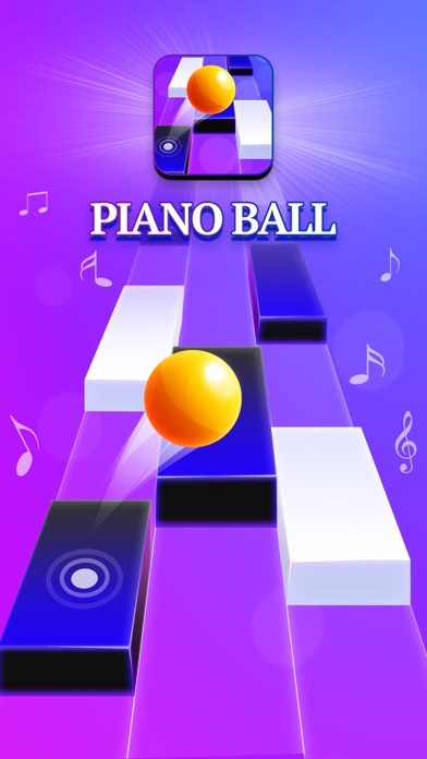 Piano Ball: Run On Music Tilesのおすすめ画像1