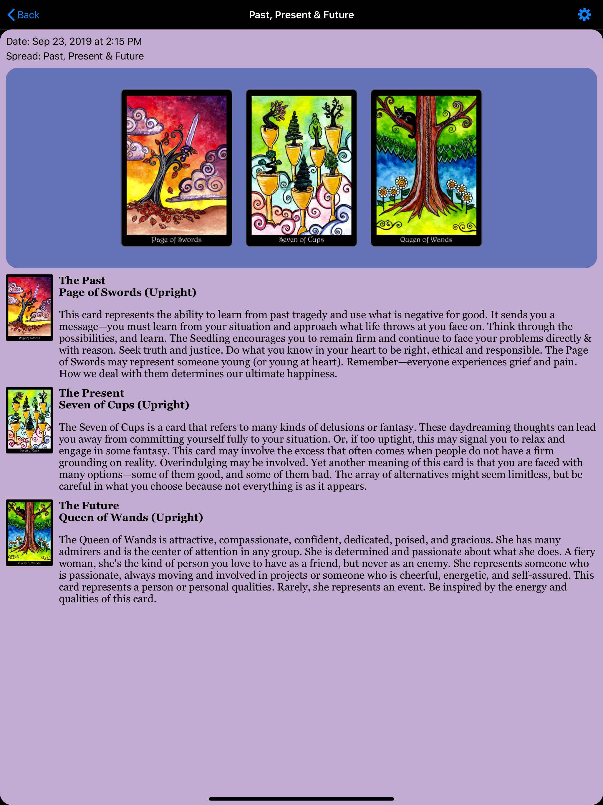 Tarot of Trees