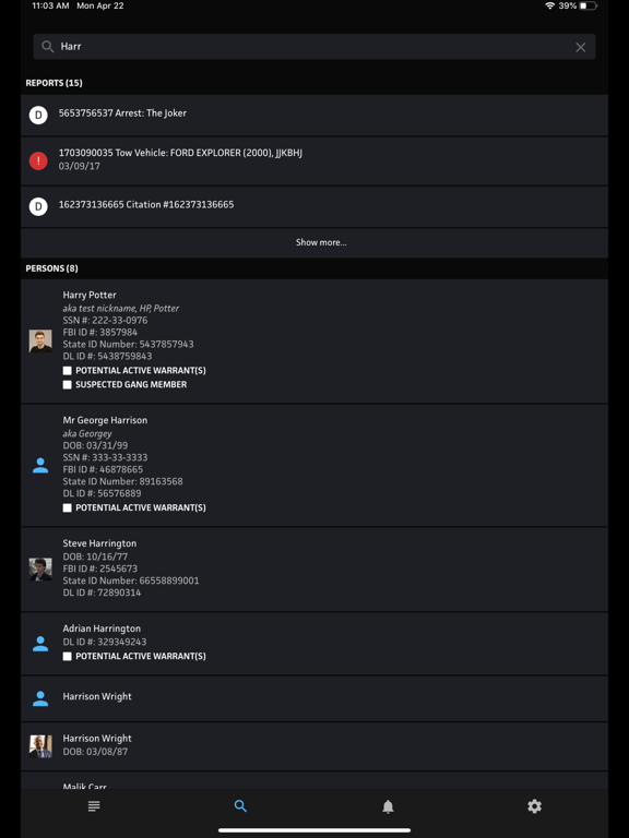 Mark43 RMS iPad screenshot 4 - Business app