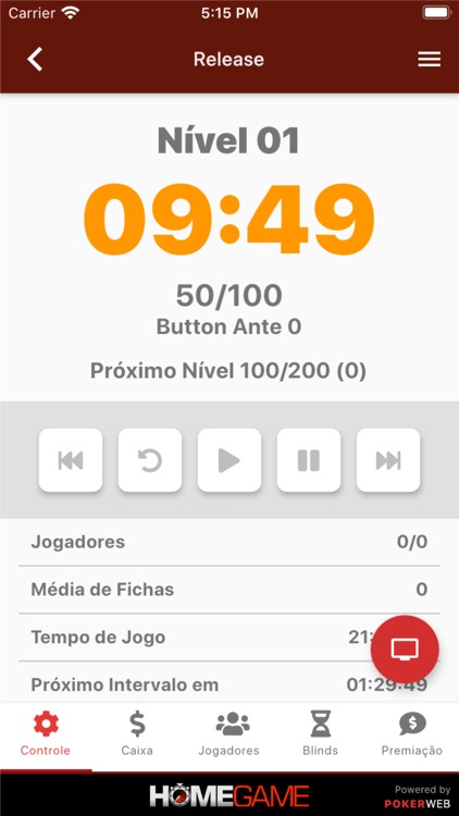 HomeGame Poker Clock