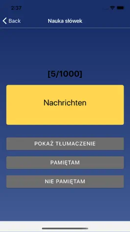 Game screenshot Niemiecki 1000 słówek apk