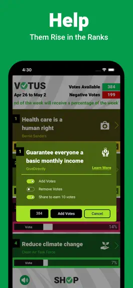 Game screenshot VOTUS - Vote for Social Change apk