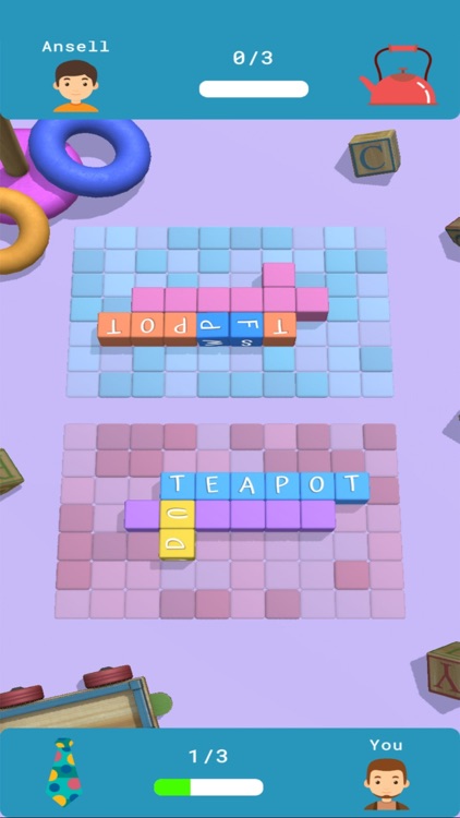 Word Blocks Puzzle 3D