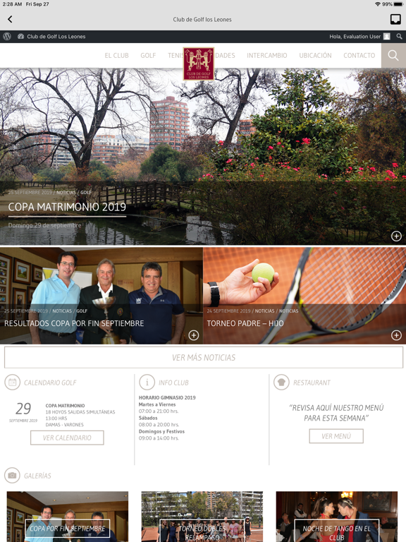 Screenshot #6 pour Club de Golf Los Leones