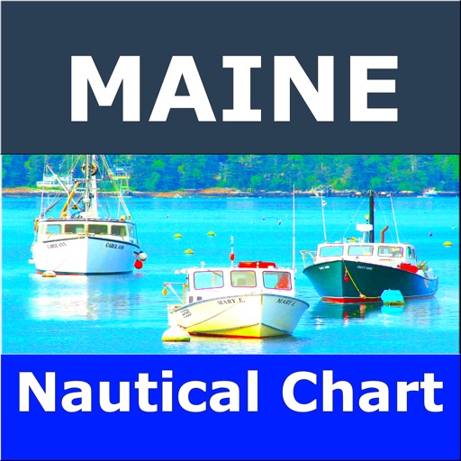 Maine – Nautical Charts Sea icon