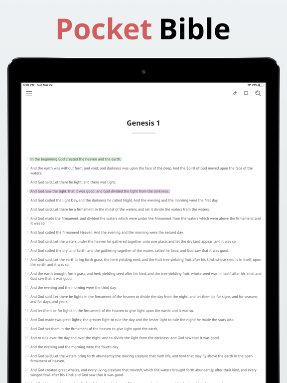 Screenshot #4 pour Pocket Bible
