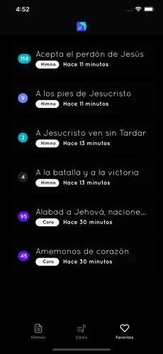 Captura de Pantalla 8 Himnario MMM iphone