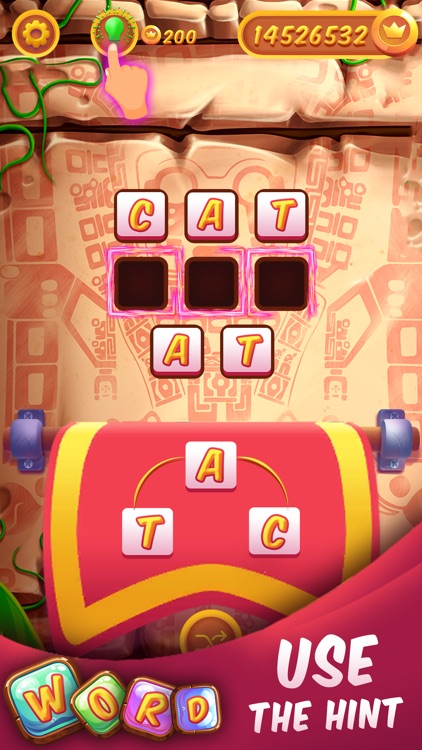 Word Scrabble Hidden Word