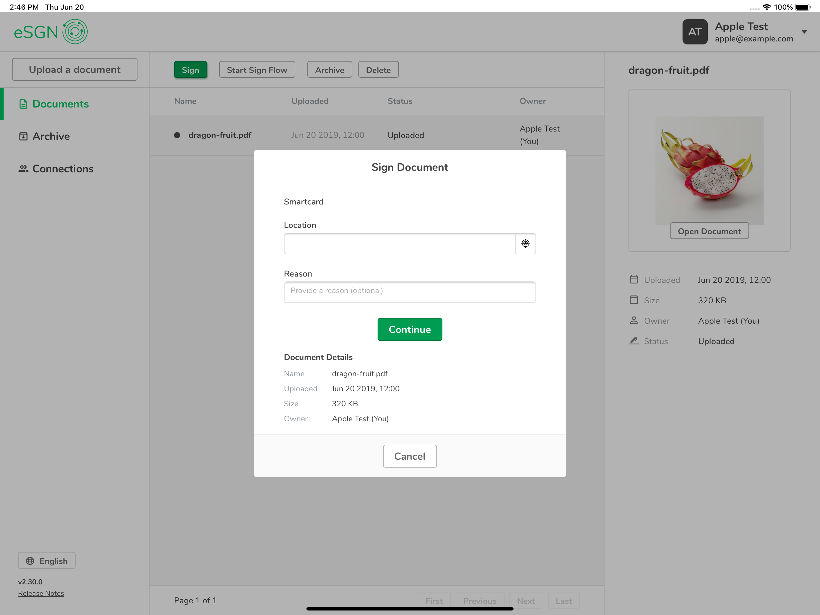 eSGN screenshot 3