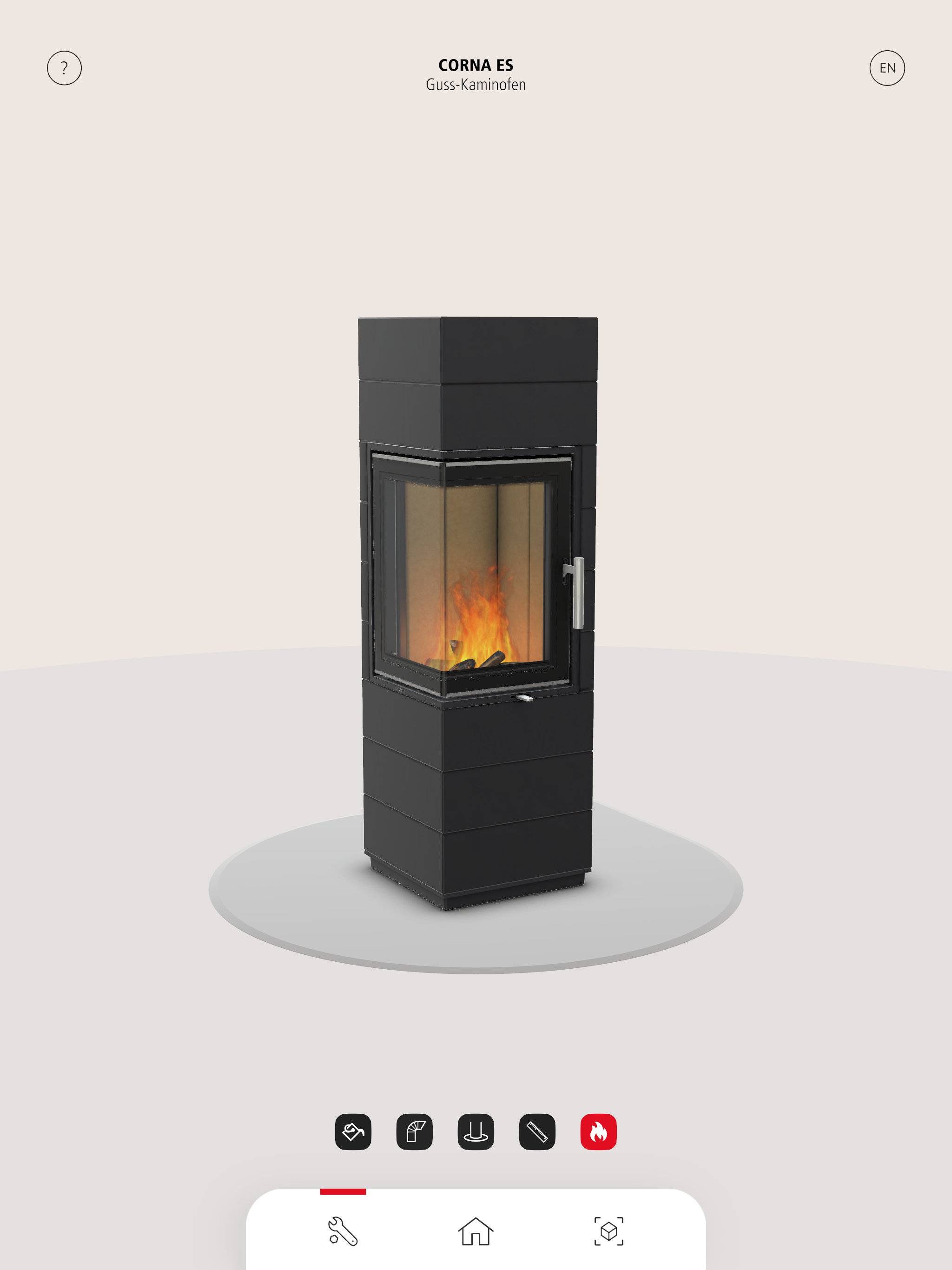 LEDA Wood Stove App 3D