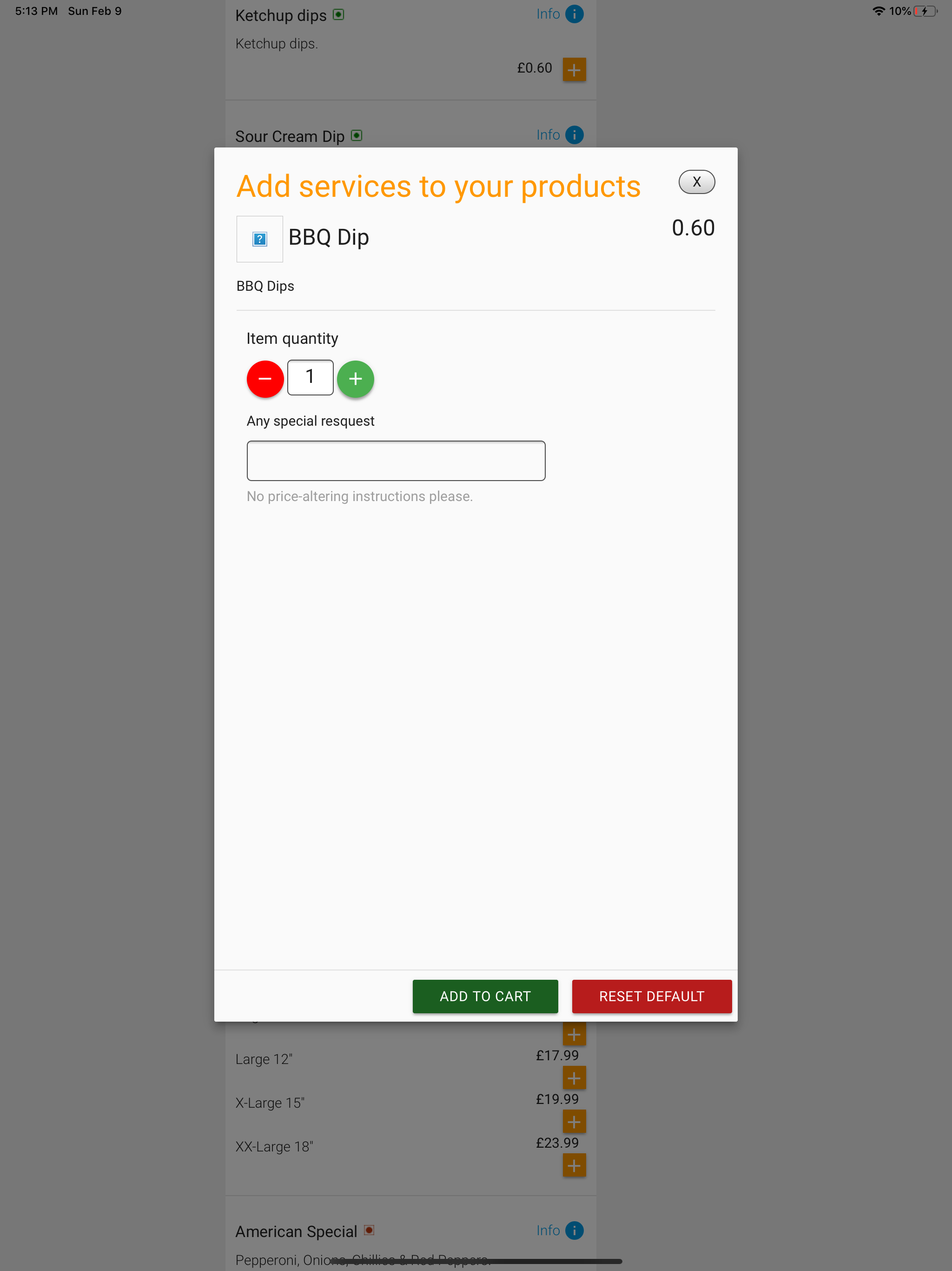 Flamers Pizza screenshot 18