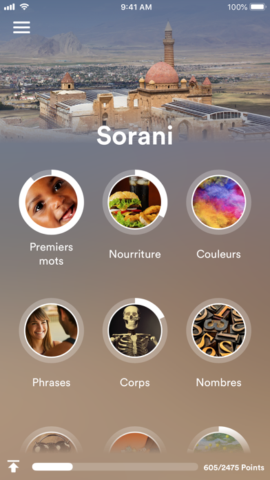 Screenshot #1 pour Apprendre le kurde (sorani)