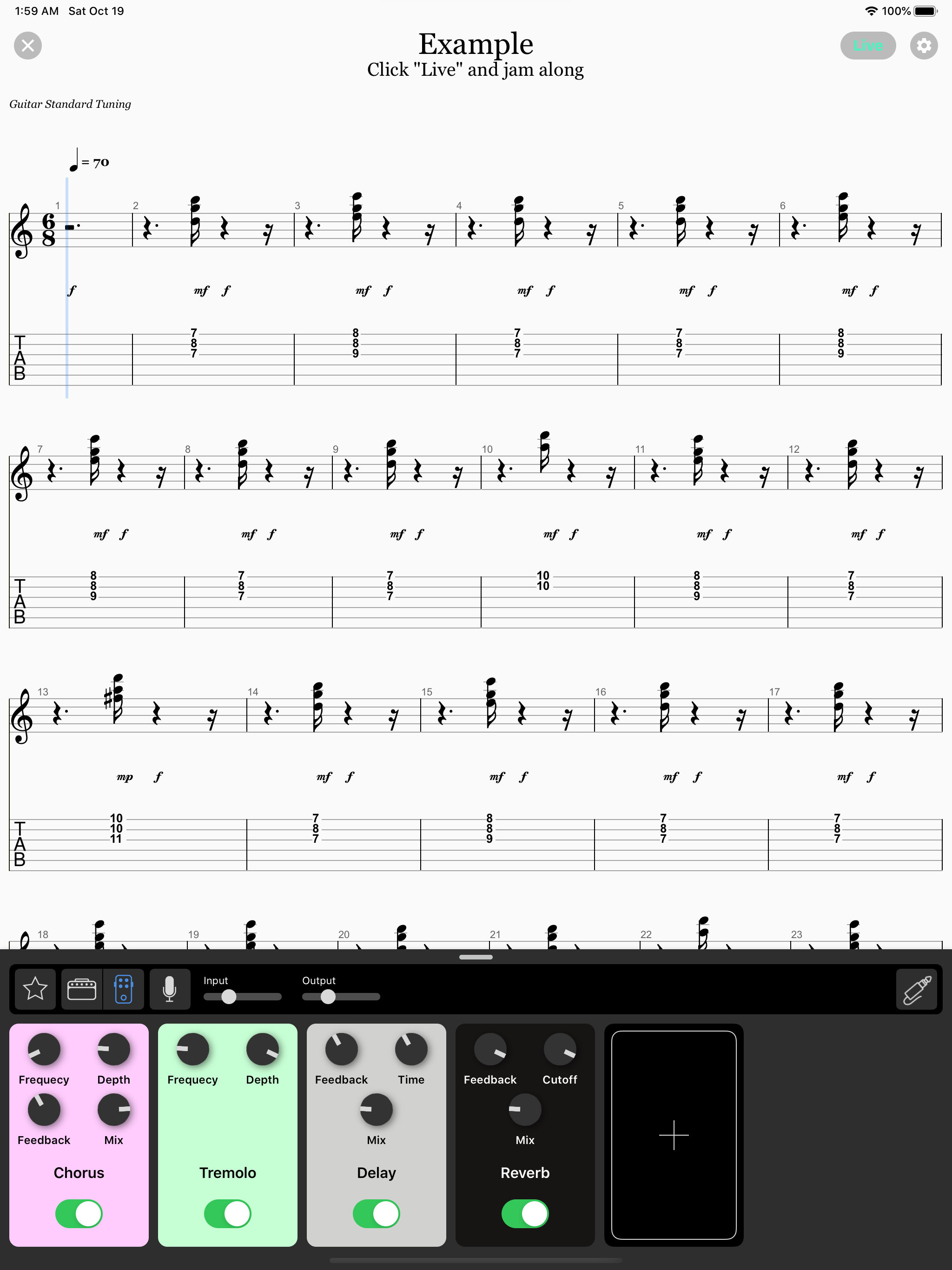 Tab PlayAlong - Tab Player&Amp screenshot 8