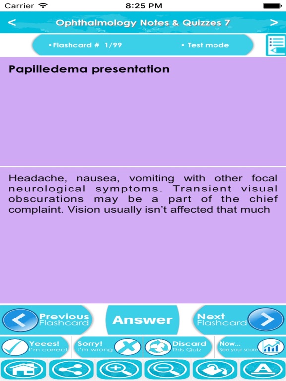 Screenshot #6 pour Ophthalmology Exam Review :Q&A