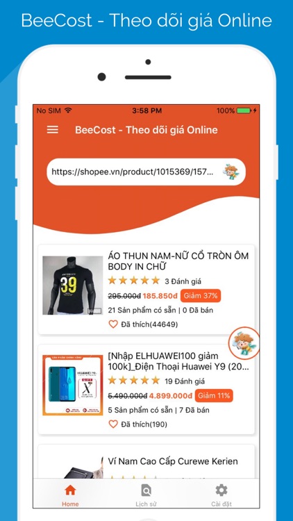 BeeCost Trợ lý Shopping Online