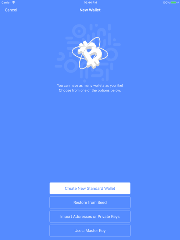 Electron Cash iPad screenshot 10 - Finance app