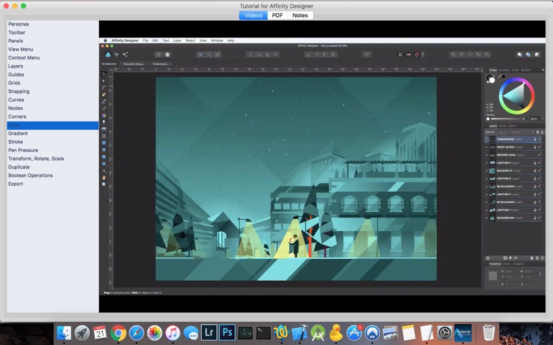 tutorial for affinity designer iphone screenshot 1