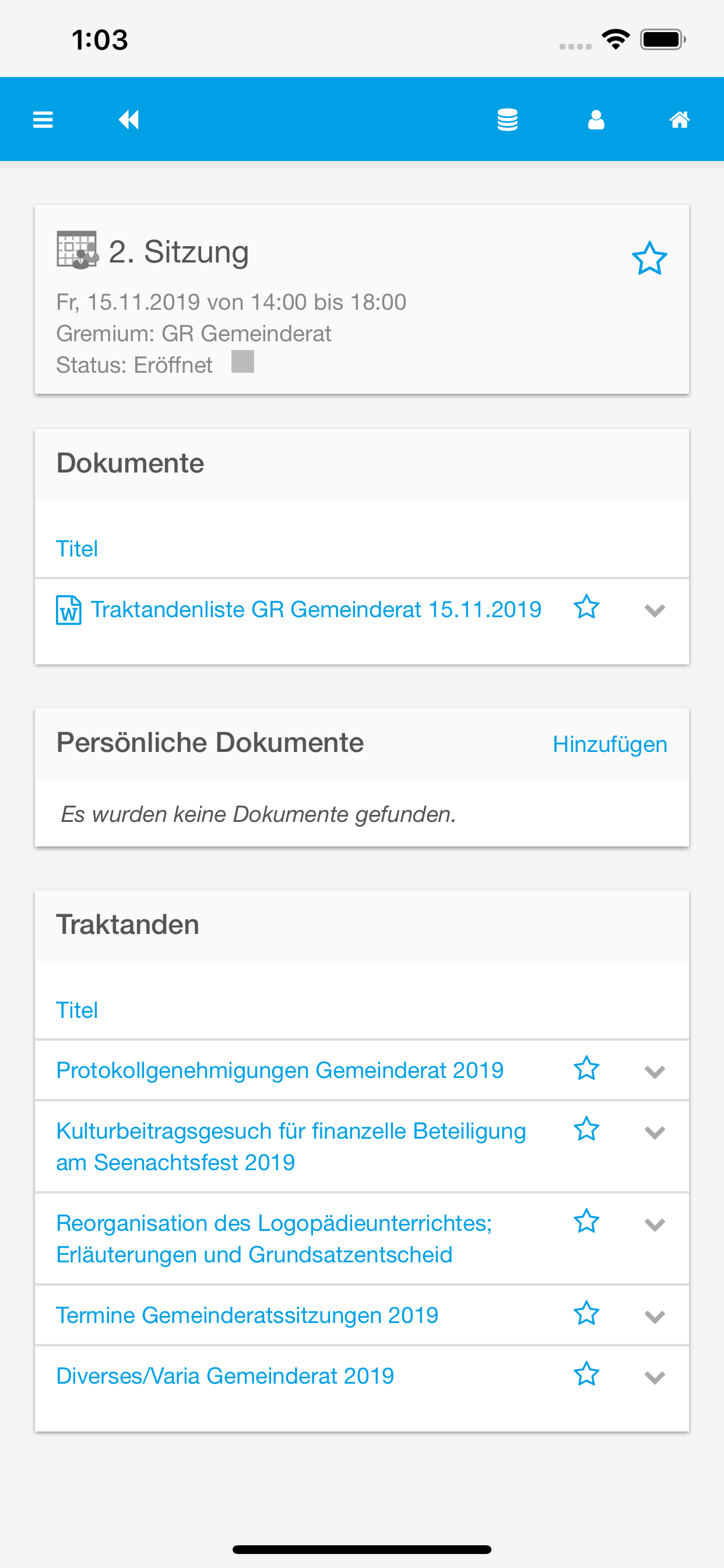 CMI Sitzungen 2