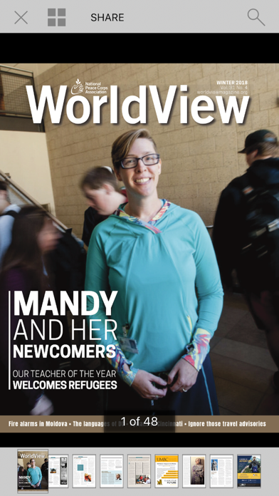 WorldView Magazine Screenshot