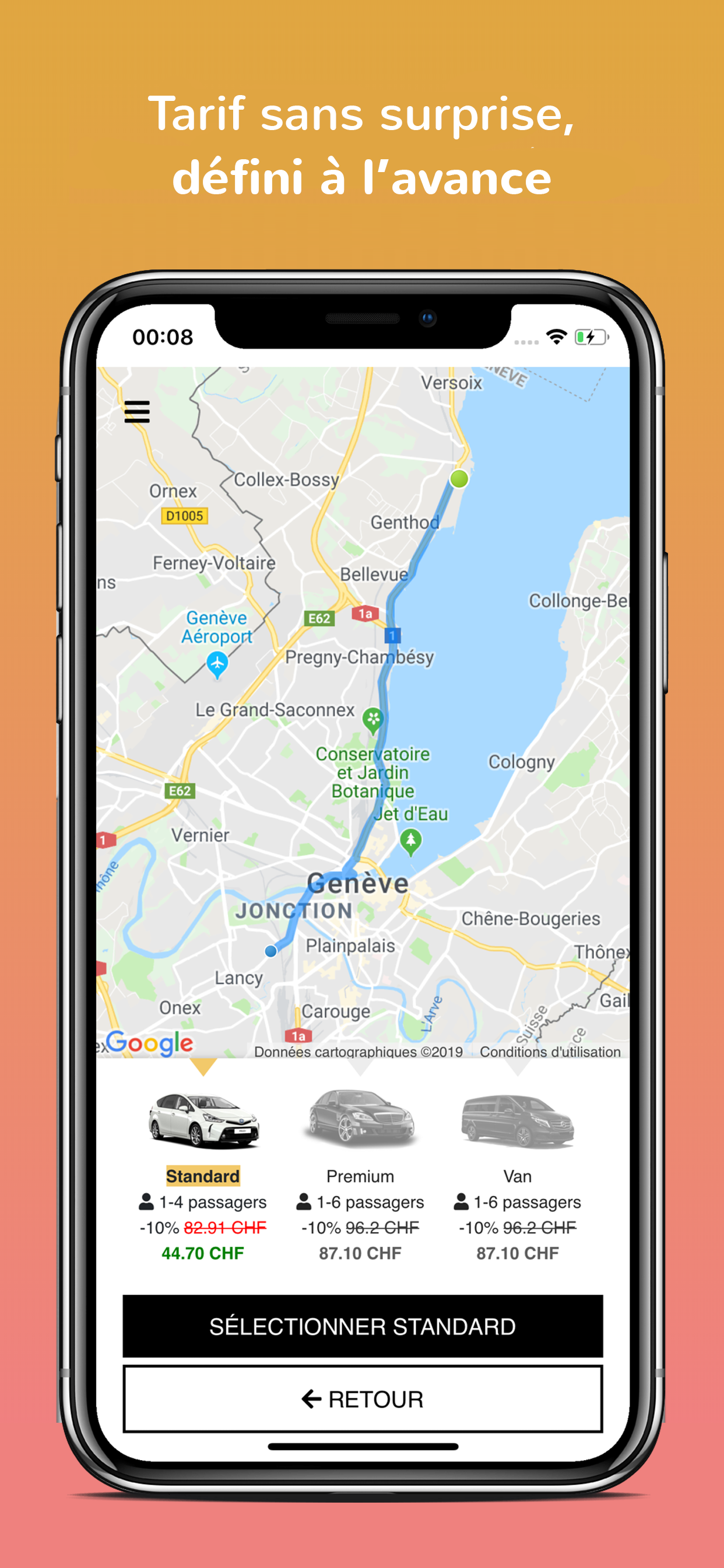 TAXIS.CH screenshot 3