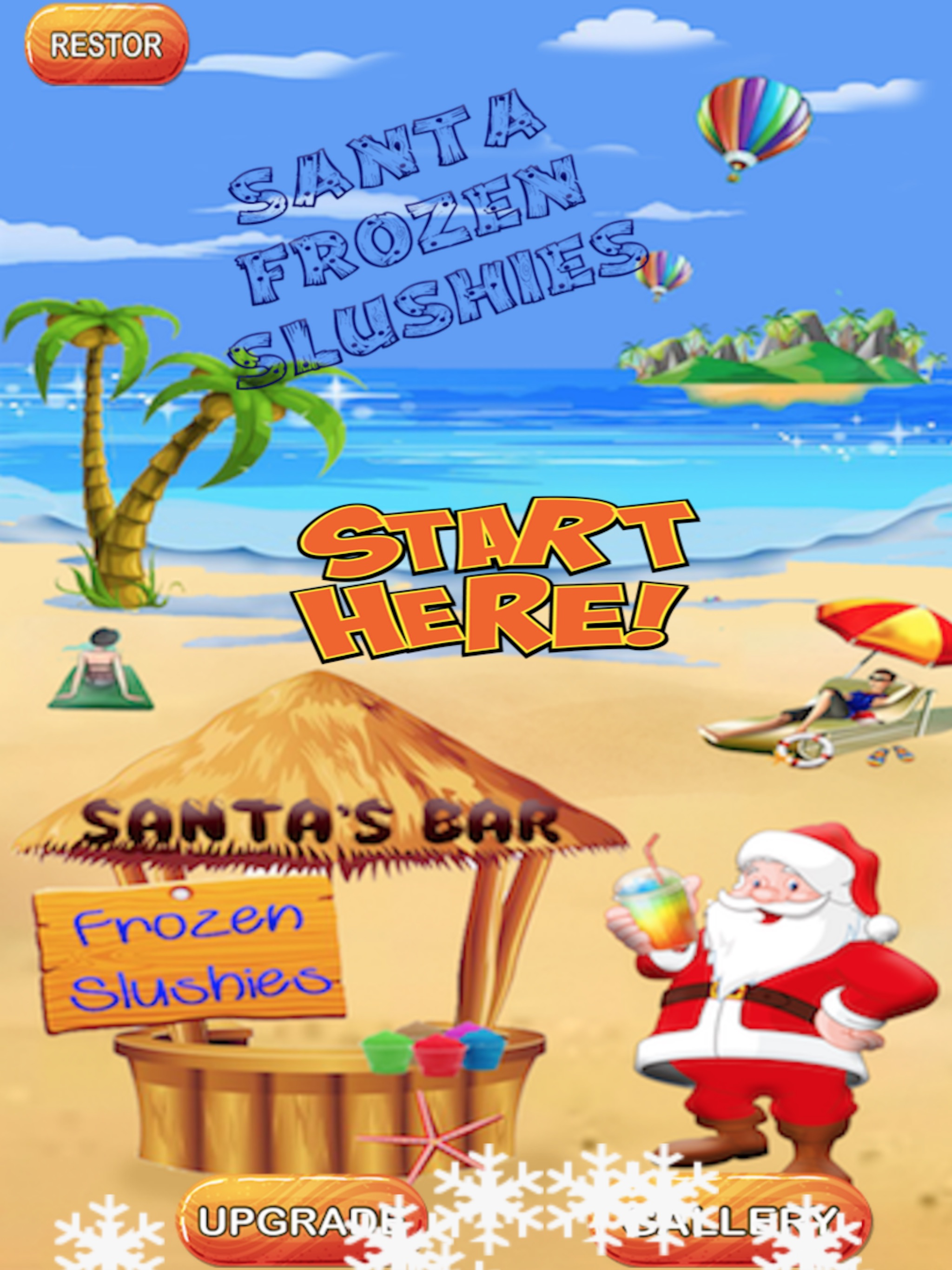 Santa Frozen Slushy Beach Bar screenshot 10