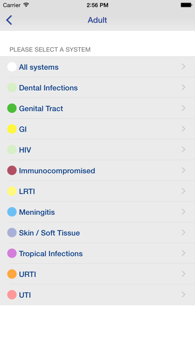 GP Antibiotics Screenshot