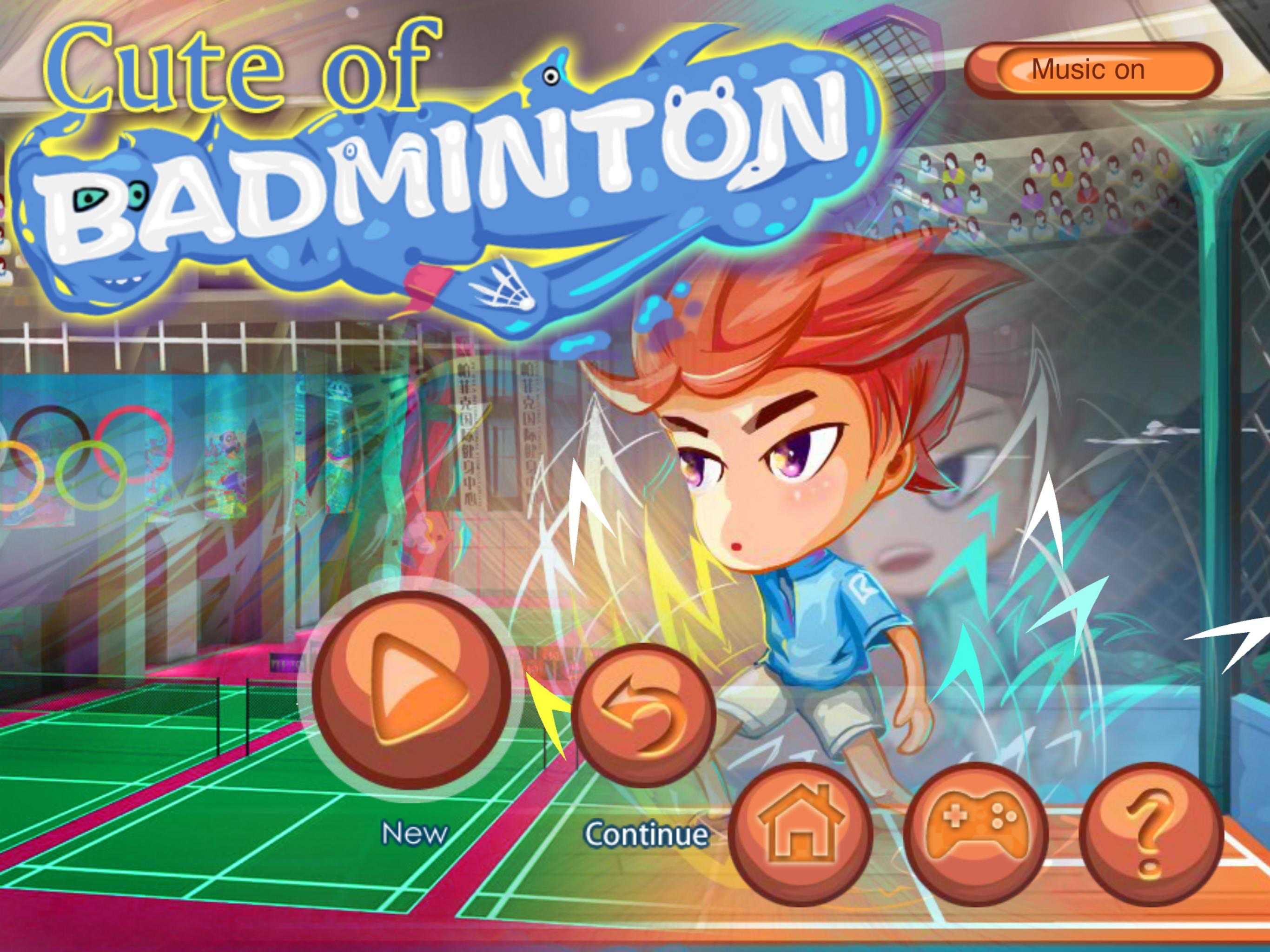 Cute of badminton screenshot 6