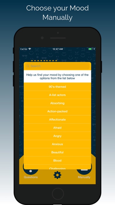 Watch My Mood App Screenshot