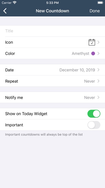 CountOnly - Countdown Days App screenshot-4