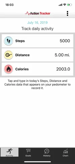 Game screenshot Activity action tracker apk